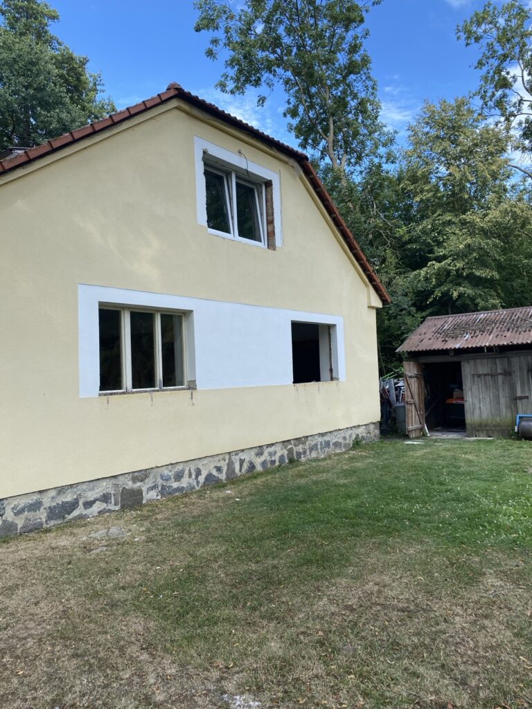 Rekonstrukce kabin — půda a okna