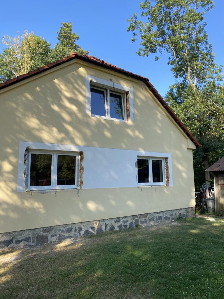 Rekonstrukce kabin — půda a okna